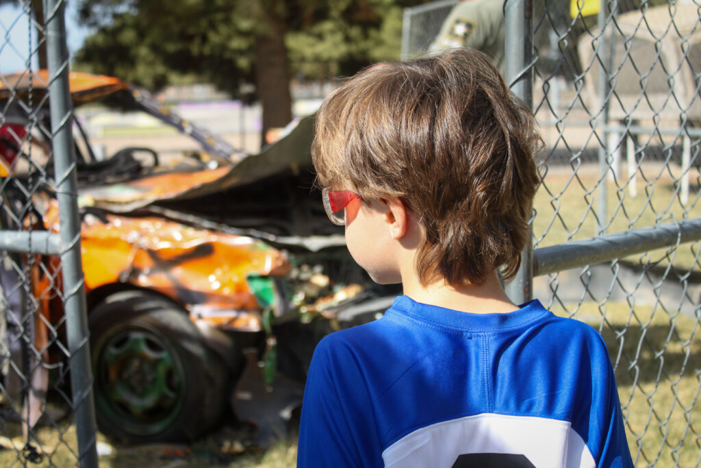 car smash activity at PDOP Pumpkin Days