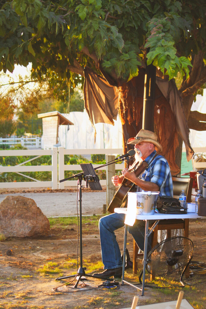 singer songwriter Ray Ligon at Pahrumpkin Patch 